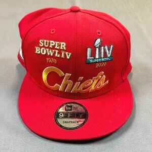 Kansas City Chiefs Super Bowl LIV Champions Hat New Era 9FIFTY Snapback Cap